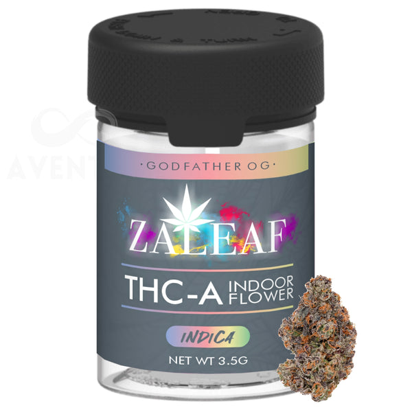 ZALEAF THC-A INFUSED FLOWER 3.5G GODFATHER OG (INDICA)