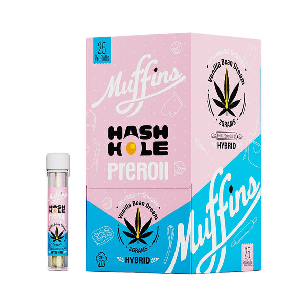 Muffins Hash Hole THCA Hash Batter Infused Pre Rolls - Vanilla Bean Dream (Hybrid)