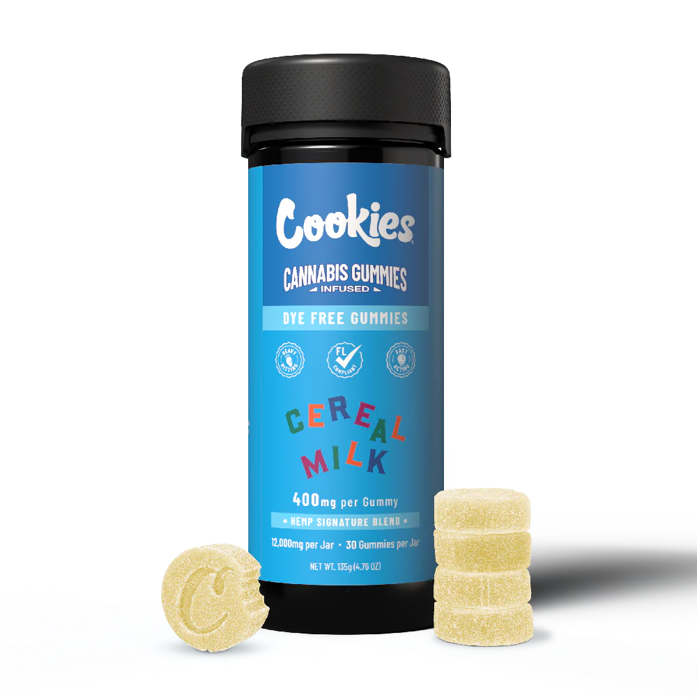 Cookies - Hemp Signature Blend Gummy 400mg - Clear - Cereal Milk - 30ct Jar
