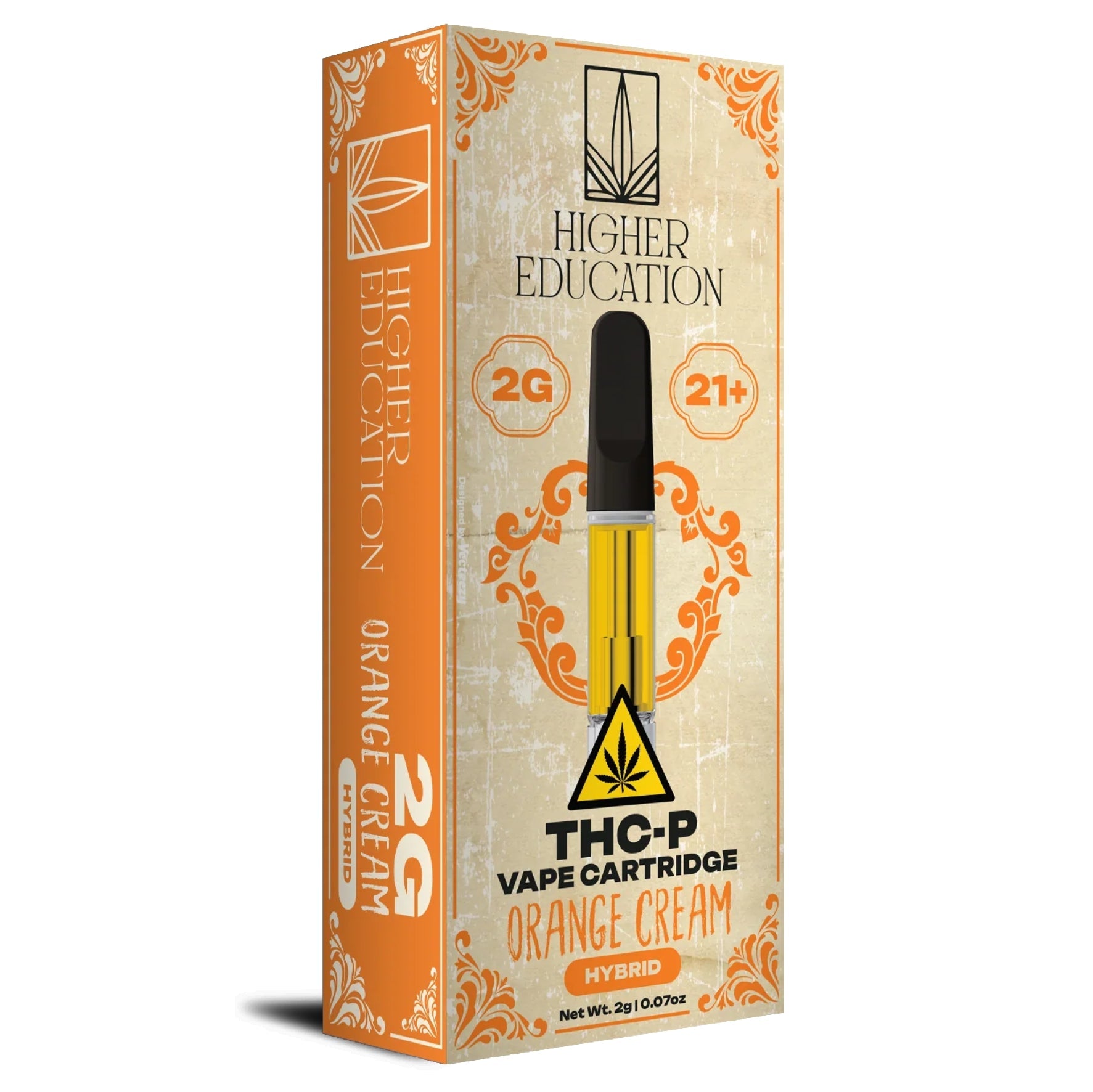 Higher Education 2g THCP Cartridge Orange Cream (Hybrid)