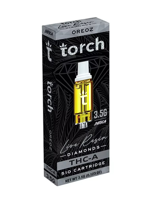 Torch OREOZ THC-A Live Resin Diamonds 510 Cartridge 3.5G INDICA