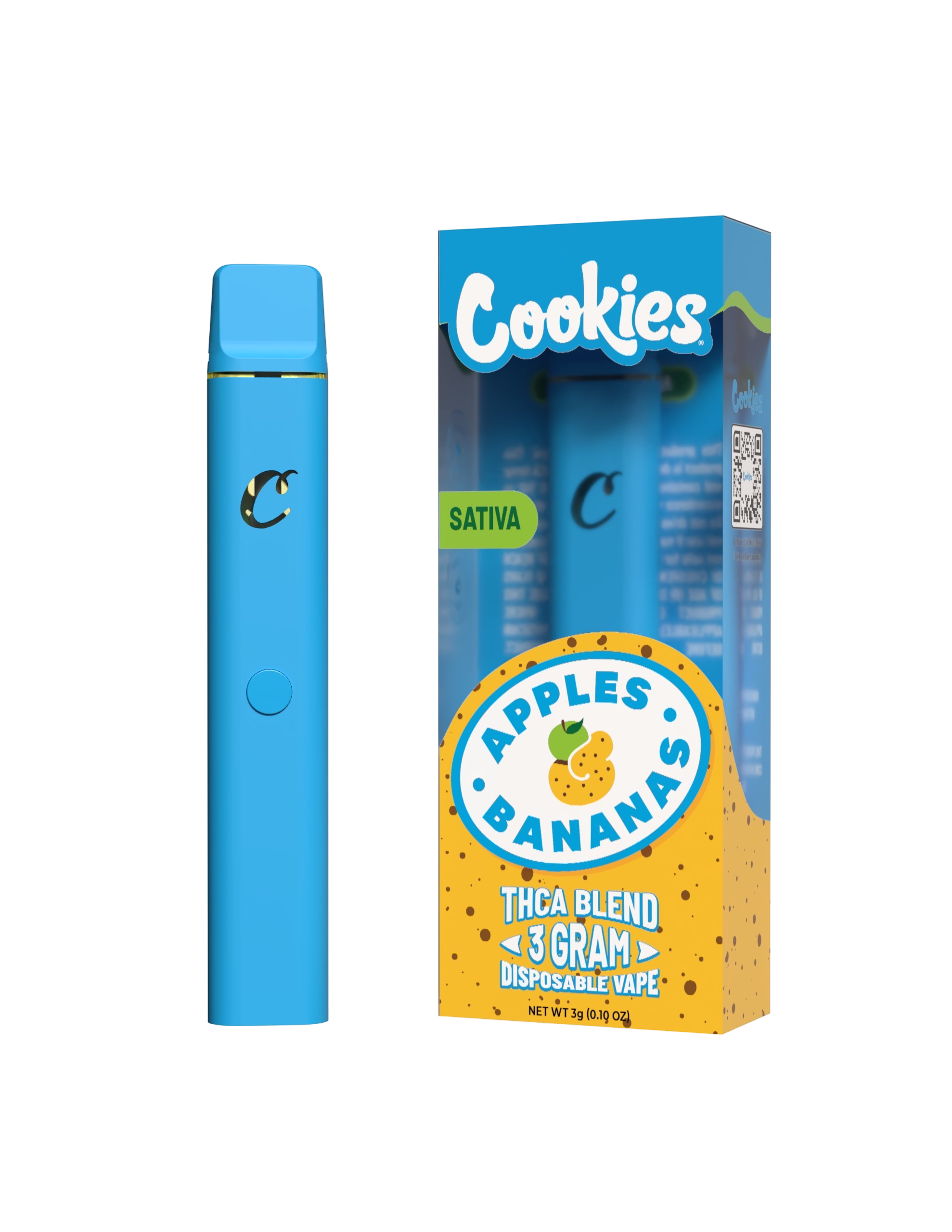 Cookies THC-A Blend Disposable vape 3G Apple And Banana sativa