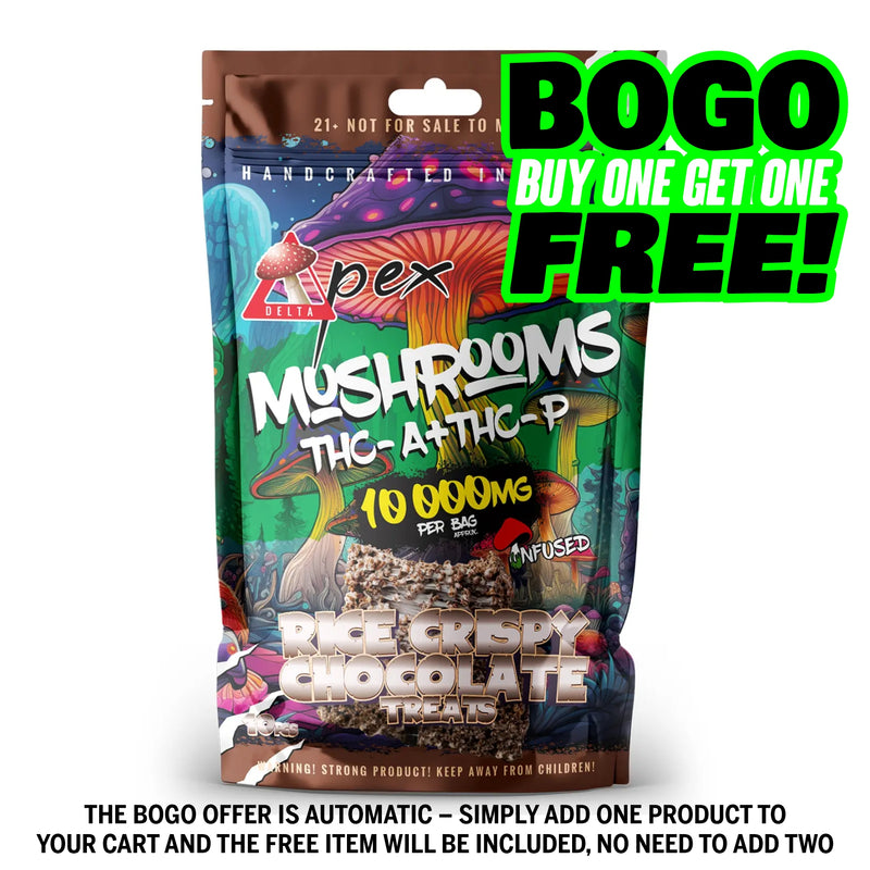 Rice Crispy Chocolate Treats Mushroom THC-A + THC-P 10,000mg