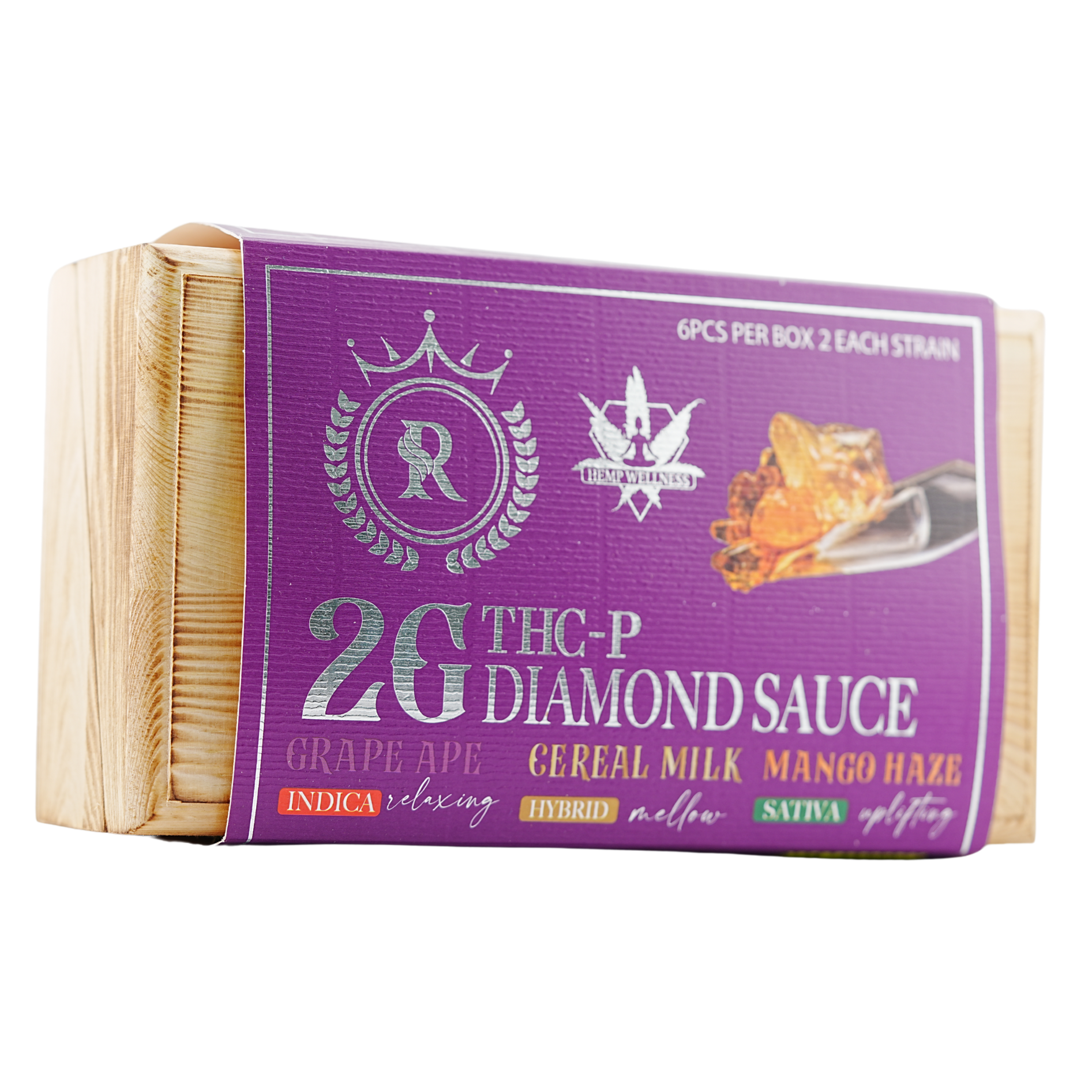 THC-P Grape Ape 2G Diamond Sauce (Indica) Hemp Wellness