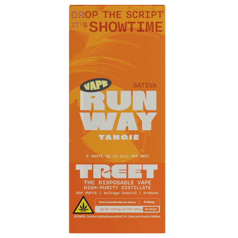 TREET 3G THC DISPOSABLE VAPE - RUNAWAY TANGIE SATIVA