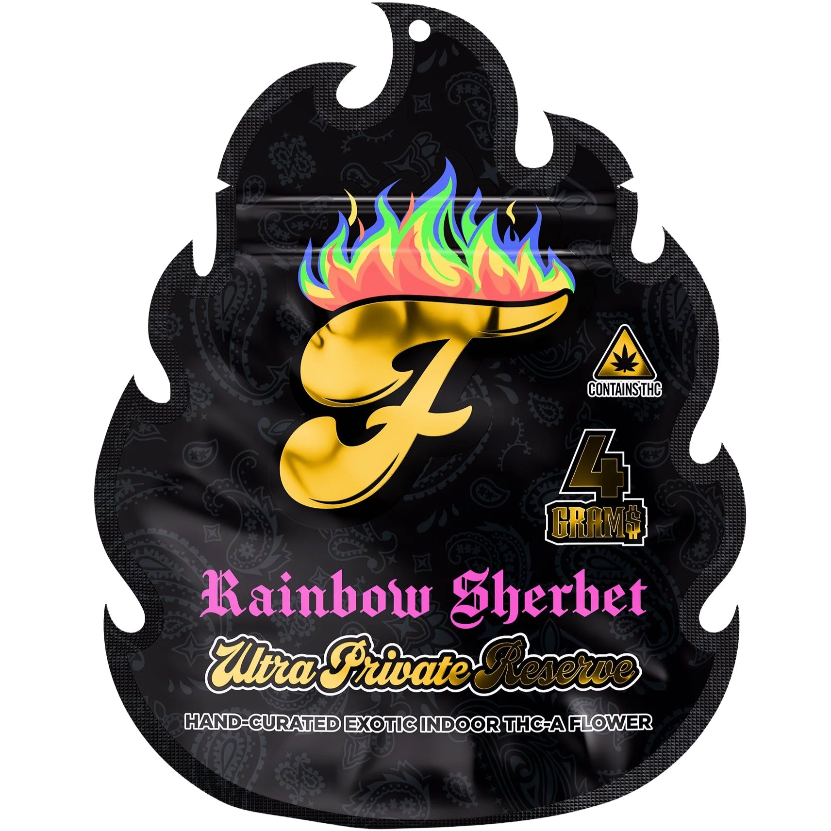 Fuego Rainbow Sherbet THC-A Flower - 4g (ULTRA PRIVATE RESERVE)