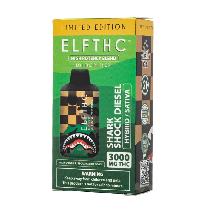 ELF THC THC3000 Disposable Vape Bars 3G