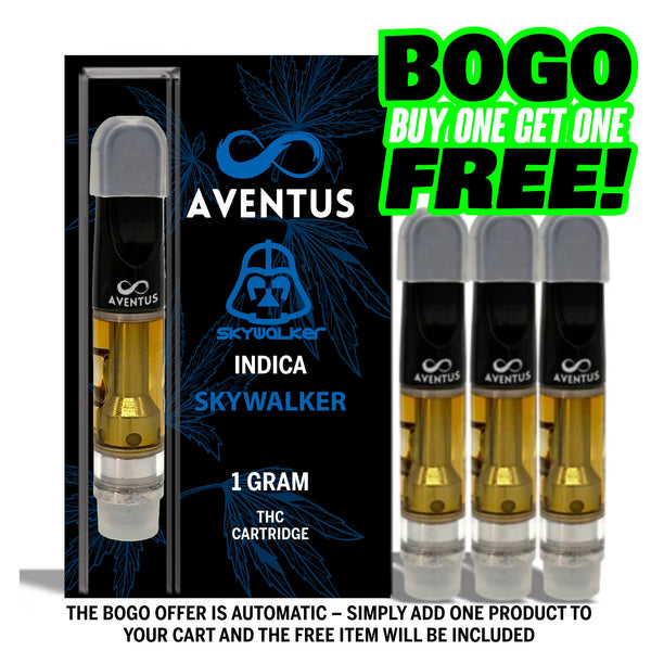 THC SKYWALKER Full Spectrum 510 Thread Vape Cartridge 1000mg 1 gram