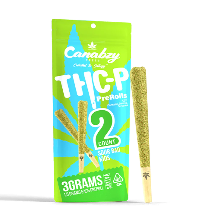 Canabzy THC-P Preroll 3G 2ct - Sour Bad Kids - Sativa