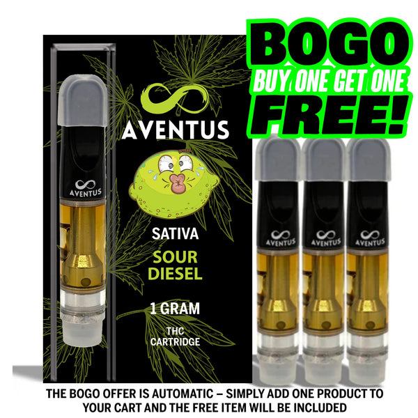 THC SOUR DIESEL Full Spectrum 510 Thread Vape Cartridge 1000mg 1 gram