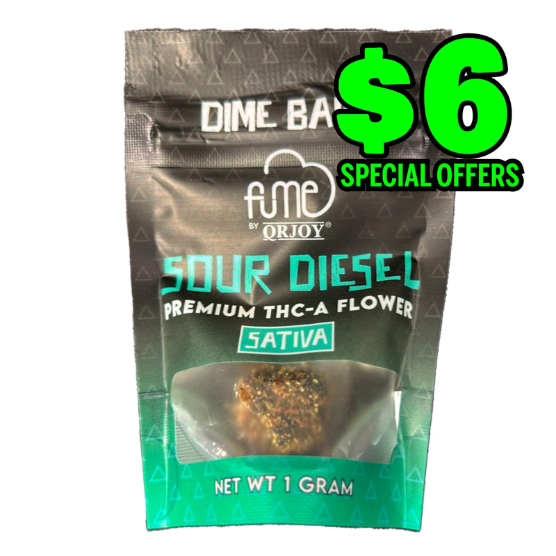Fume sour diesel – 1g Premium THCA Sativa Flower