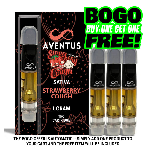 THC STRAWBERRY COUGH Full Spectrum 510 Thread Vape Cartridge 1000mg 1 gram
