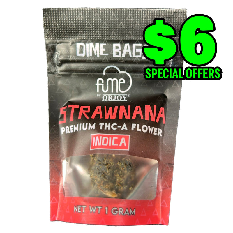 Fume Strawnana – 1g Premium THCA Indica Flower