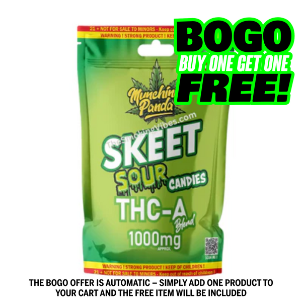 Munching Panda Skeet 1000mg THC-A Candy – Sour