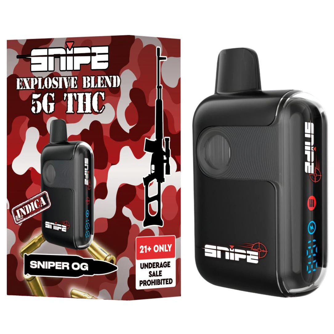 Snipe THCP Explosive Blend Disposable 5G -Sniper Og (Indica)