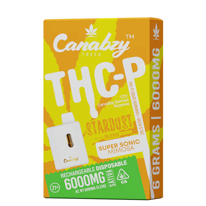 Canabzy Stardust Blend THC-P Disposable 6gm - Super Sonic Mimosa Sativ