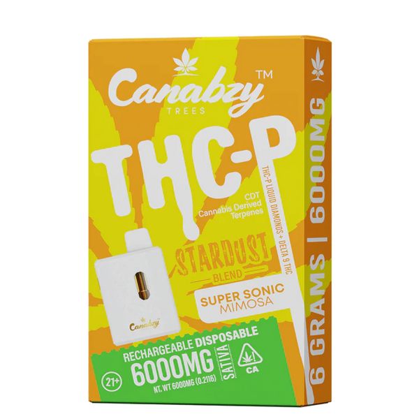 Canabzy Stardust Blend THC-P Disposable 6gm - Super Sonic Mimosa Sativa