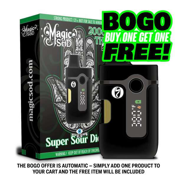 MAGICSOD Super Sour Diesel 2000mg THC Blend Disposable Vape - Sativa-dominant