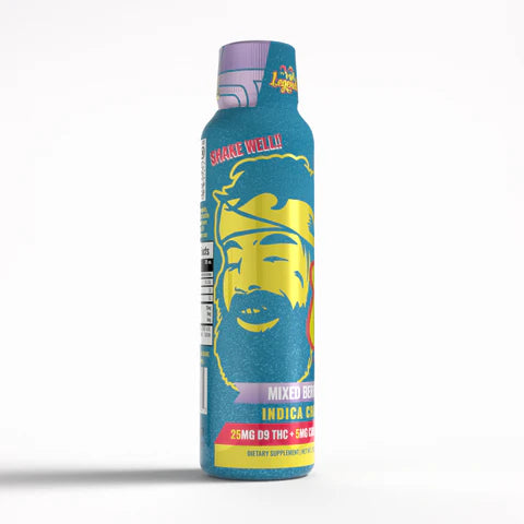 cheech and chong 25MG OF INDICA BLISS IN A SINGLE SHOT. – Legends Indica Shot - Mixed Berry (300 mg THC)