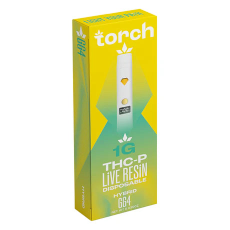 Torch THC-P LIVE RESIN Disposable Vape GG4 Hybrid 1G