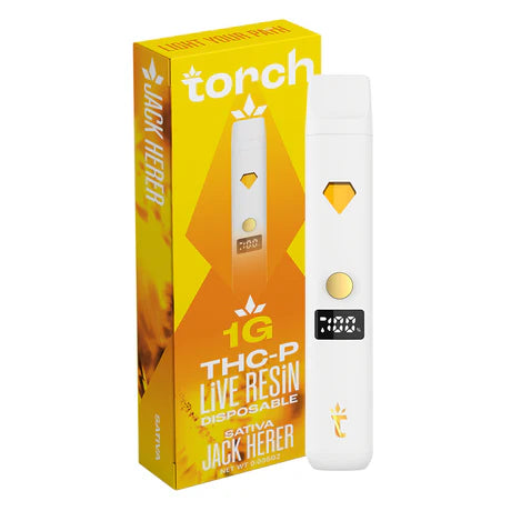 Torch THC-P LIVE RESIN Disposable Vape Jack Herer Sativa 1G