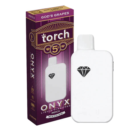 Onyx God's Grapes Indica Torch THC-A THC-P Disposable Vape Pen 5g