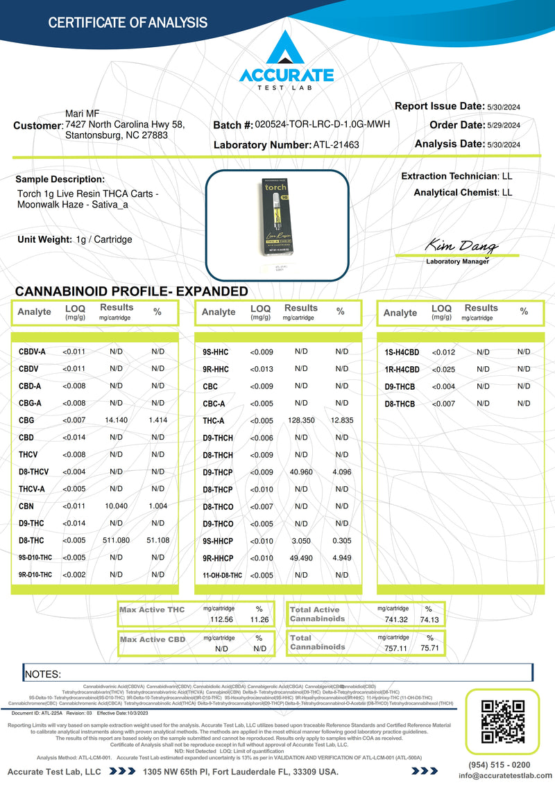 1G CARTRIDGE // 510 Moonwalk Haze | Sativa