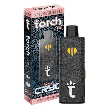 Torch CRYO THC-A Cured Live Resin 7.5G Rose Gold Runtz Hybrid