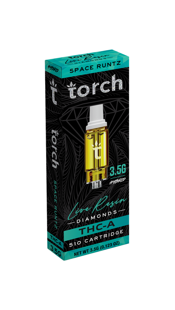 Torch Space Runtz THC-A Live Resin Diamonds 510 Cartridge 3.5G Hybrid