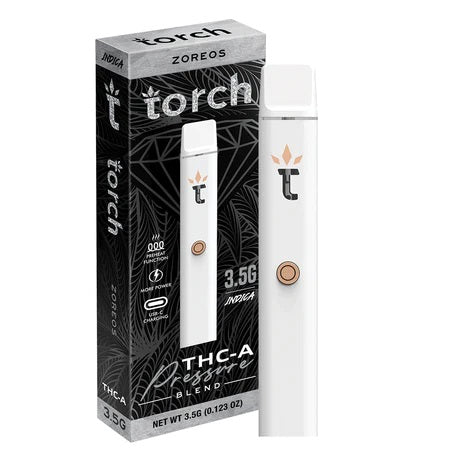 Pressure THCA Zoreoz Indica Torch Disposable Vape Pen 3.5g