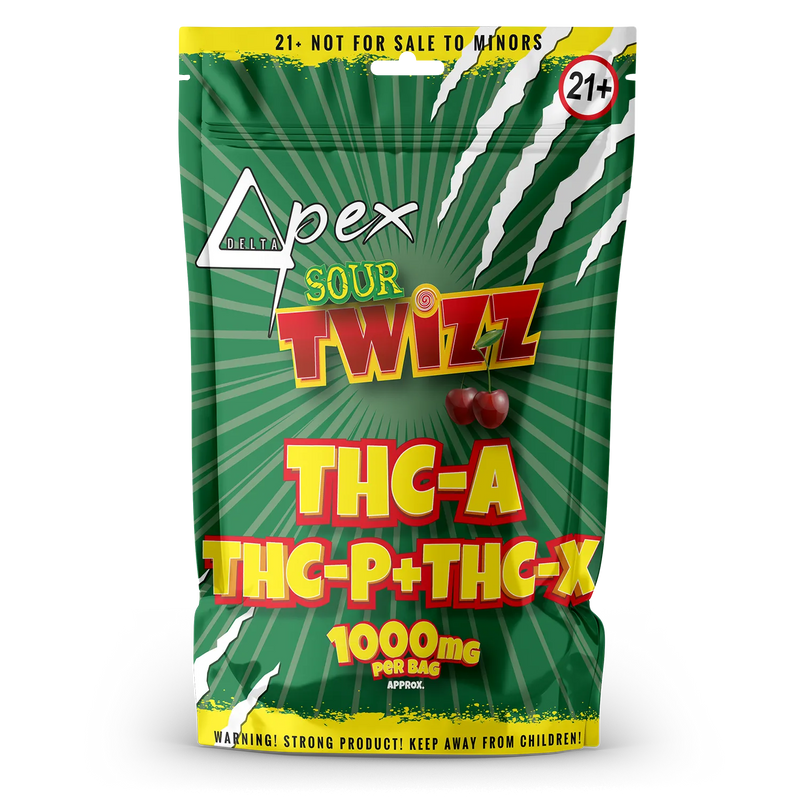 Cherry Twizz Sour THC-A + THC-P + THC-X 1000mg