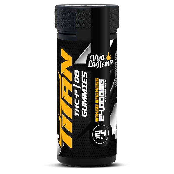 viva la hemp Titan THC-P | D8 Gummies – 24000 MG – Mango Madness