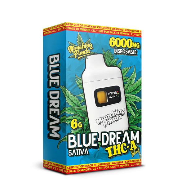 Blue Dream Disposable Vape THC-A Blend 6000mg - Sativa