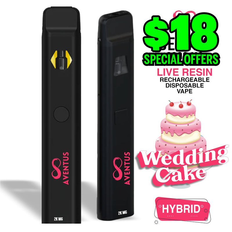 Disposable Vape Delta 9 Wedding Cake Hybrid