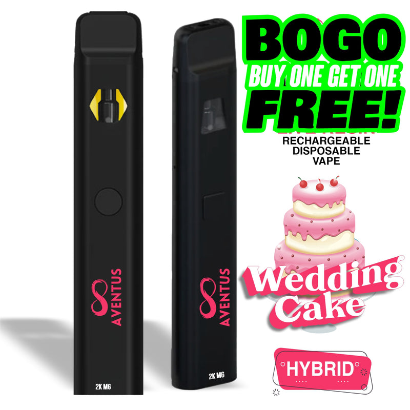 Disposable Vape Delta 9 Wedding Cake Hybrid