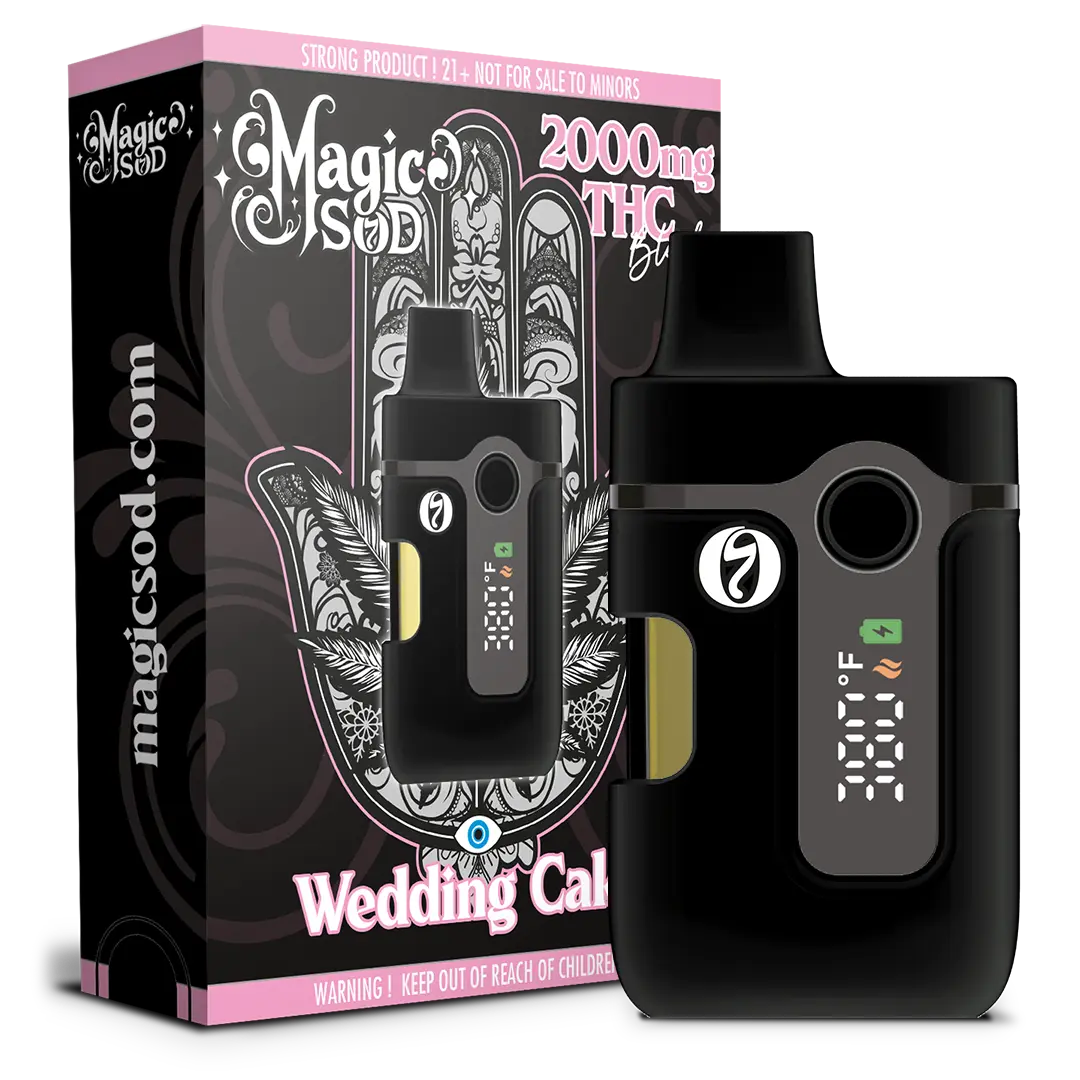 MAGICSOD Wedding Cake 2000mg THC Blend Disposable Vape - Indica