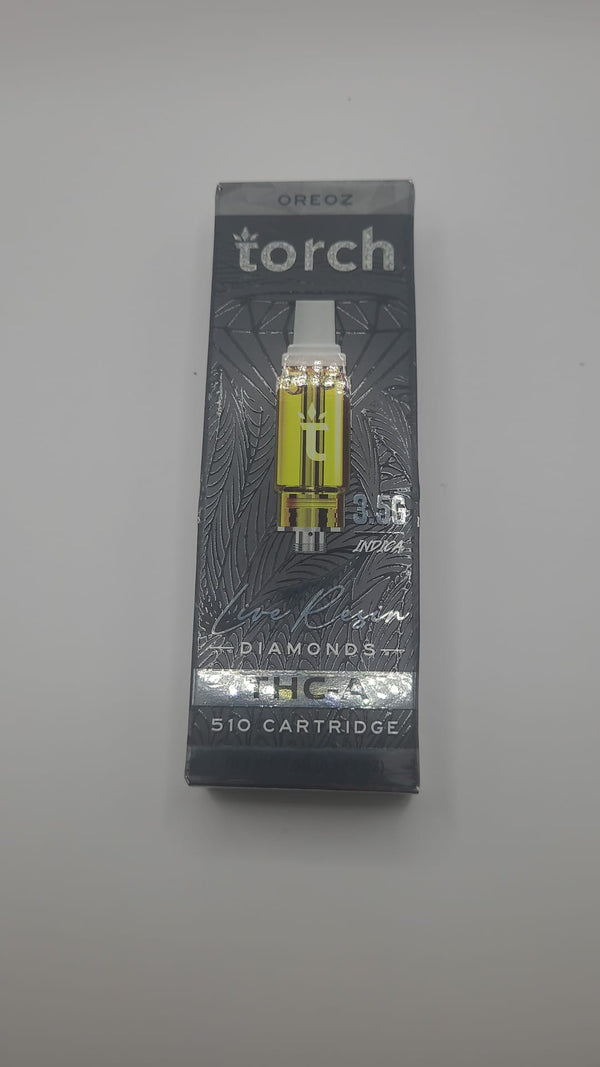 Torch OREOZ THC-A Live Resin Diamonds 510 Cartridge 3.5G INDICA