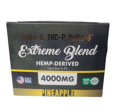 EXTREME BLEND DELTA-8, THC-P, DELTA-9 4000MG PINEAPPLE