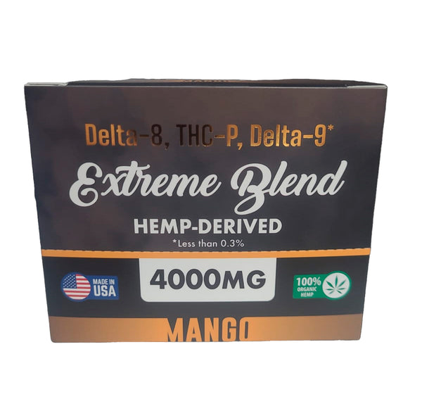 EXTREME BLEND DELTA-8, THC-P, DELTA-9 4000MG MANGO