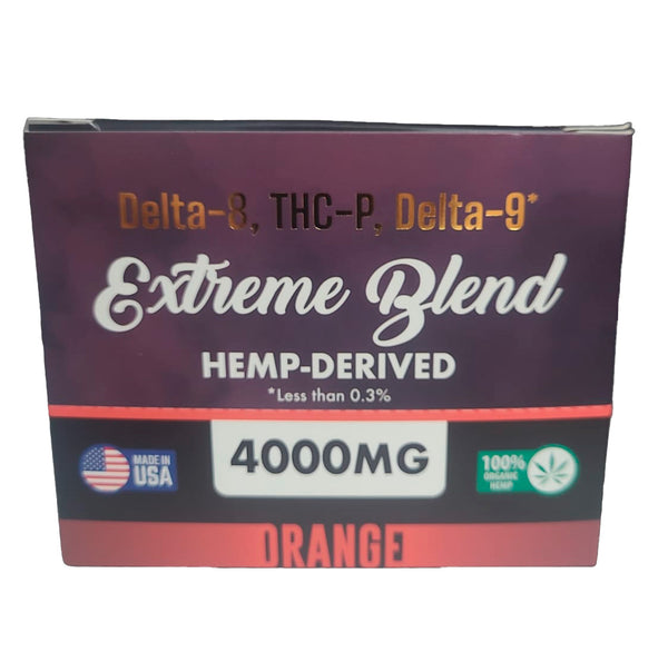 EXTREME BLEND DELTA-8, THC-P, DELTA-9 4000MG ORANGE