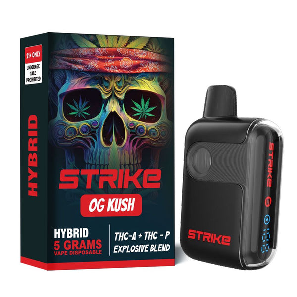 STRIKE THC-A EXPLOSIVE BLEND 5G VAPE DISPOSABLE OG KUSH - HYBRID