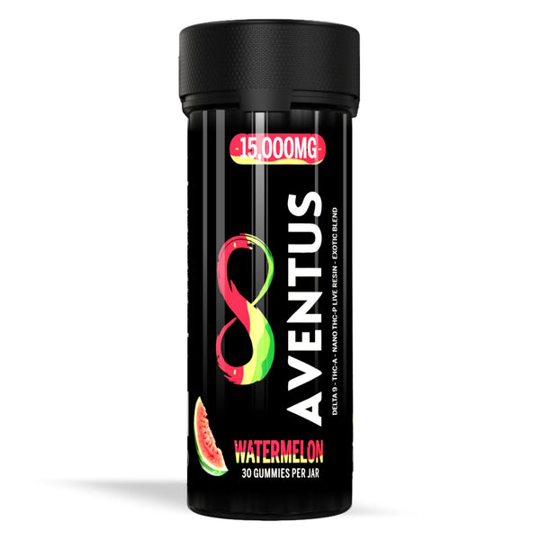 Aventus8 Exotic Blend Gummies – Watermelon (15000mg, 30ct Jar)