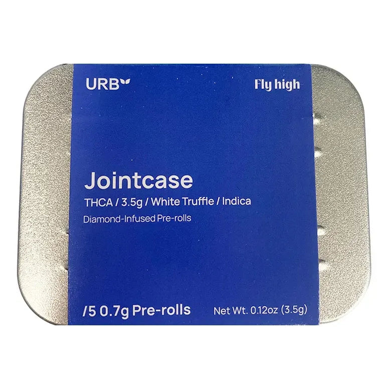 URB Jointcase with THCA Diamond-Infused Exotic Flower | 5ct, 3.5 g  White Truffle - Indica
