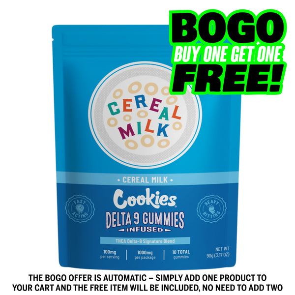 Cookies THCA Delta 9 Signature Blend Gummies 1000MG - Cereal Milk