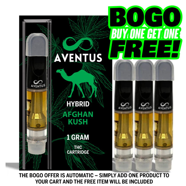 THC AFGHAN KUSH Full Spectrum 510 Thread Vape Cartridge 1000mg 1 gram