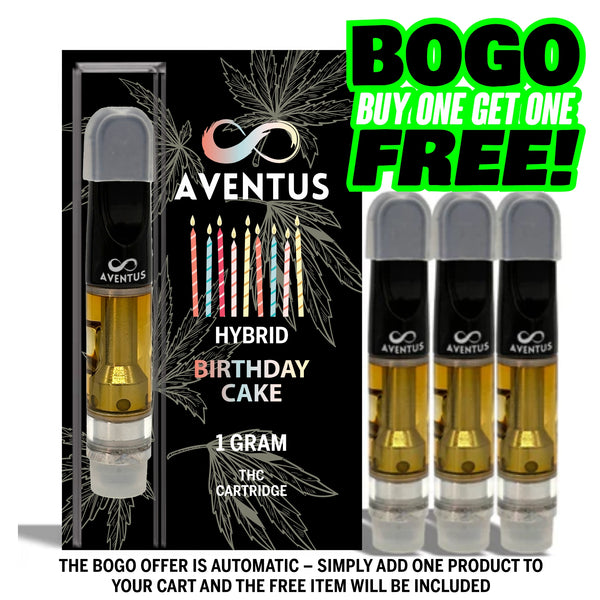 THC BIRTHDAY CAKE Full Spectrum 510 Thread Vape Cartridge 1000mg 1 gram