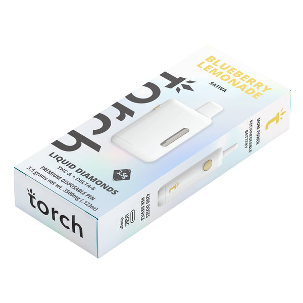 Torch Liquid Diamonds blend Disposables 3.5g -  Blueberry Lemonade (Sativa)