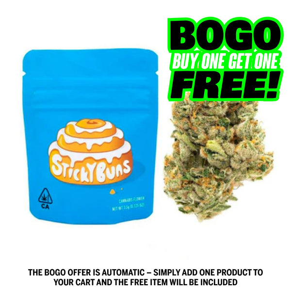 3.5g THC-A COOKIES STICKY BUNS FLOWER HYBRID