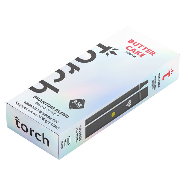 Torch Phantom Blend THC Disposables 3.5g -  Butter Cake – Indica