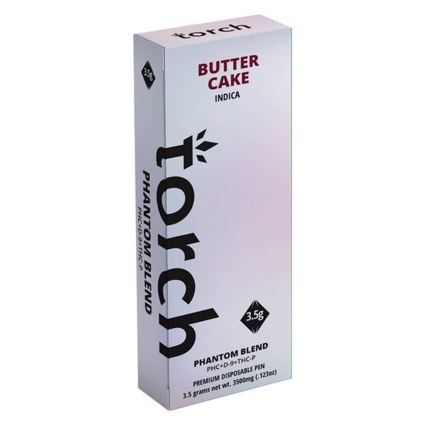Torch Phantom Blend THC Disposables 3.5g -  Butter Cake – Indica